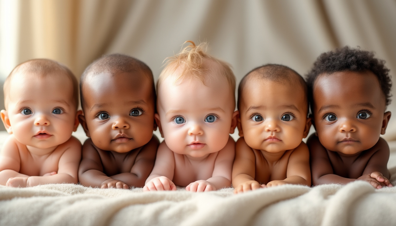 À quel âge la couleur de peau de bébé devient-elle définitive ?