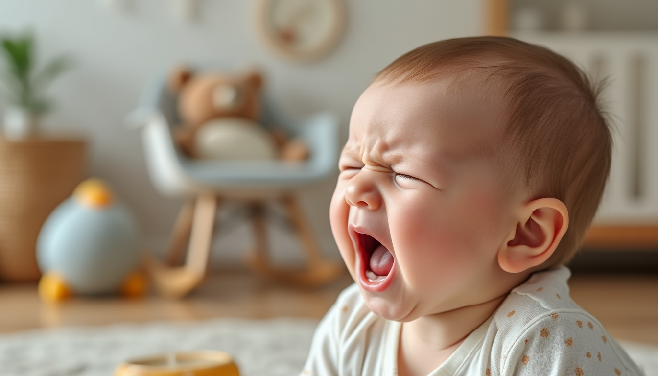 Un bébé qui grogne et racle la gorge : développement normal ou problème respiratoire ?
